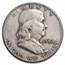 1954-D Franklin Half Dollar 20-Coin Roll Avg Circ