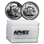 1954-D Franklin Half Dollar 20-Coin Roll BU