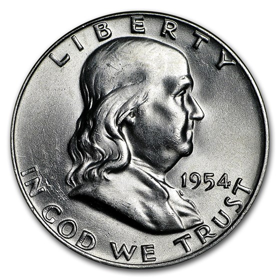 1954-D Franklin Half Dollar BU 1954-D Franklin Half Dollar BU