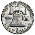 1954-D Franklin Half Dollar Fine/XF