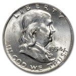 1954-D Franklin Half Dollar MS-64 NGC (FBL)