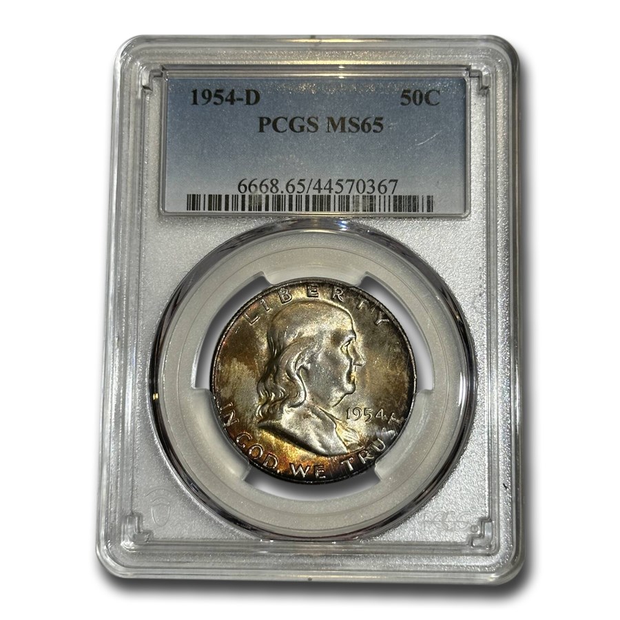 1954-D Franklin Half Dollar MS-65 PCGS