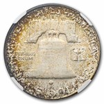 1954-D Franklin Half Dollar MS-66 NGC (FBL) Toned