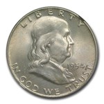 1954-D Franklin Half Dollar MS-66+ NGC (FBL)