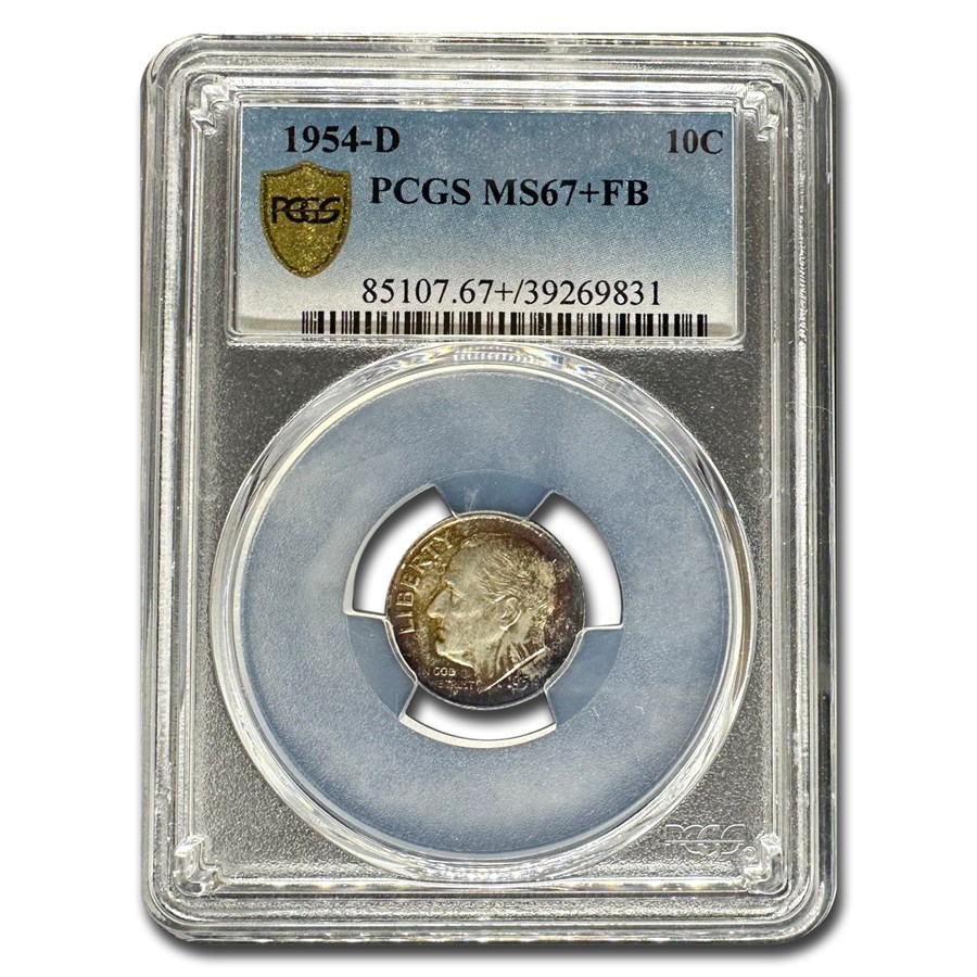 1954-D Roosevelt Dime MS-67+ PCGS (FB)