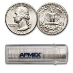 1954-D Washington Quarter 40-Coin Roll BU