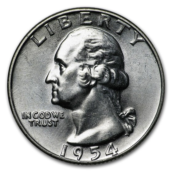 1954-D Washington Quarter BU 1954-D Washington Quarter BU