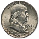 1954 Franklin Half Dollar Fine/XF