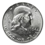 1954 Franklin Half Dollar MS-64 NGC