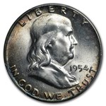 1954 Franklin Half Dollar MS-64 PCGS