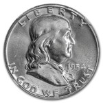 1954 Franklin Half Dollar MS-65 NGC (FBL)