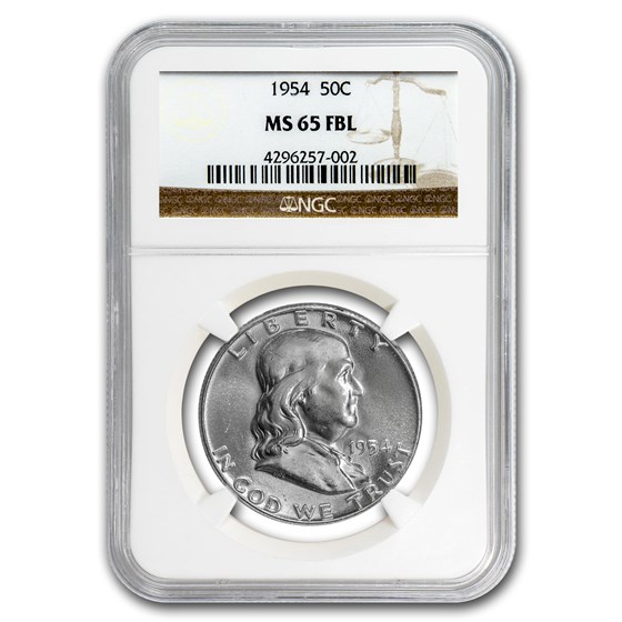 1954 Franklin Half Dollar MS-65 NGC (FBL) 1954 Franklin Half Dollar MS-65 NGC (FBL)