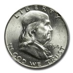 1954 Franklin Half Dollar MS-65 NGC