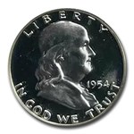1954 Franklin Half Dollar PF-65 Cameo NGC