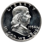 1954 Franklin Half Dollar PF-68 Cameo NGC