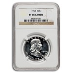 1954 Franklin Half Dollar PF-68 Cameo NGC