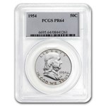 1954 Franklin Half Dollar PR-64 PCGS