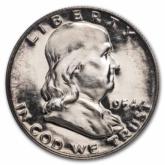 1954 Franklin Half Dollar PR-65 PCGS 1954 Franklin Half Dollar PR-65 PCGS