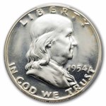 1954 Franklin Half Dollar PR-66 Cameo PCGS