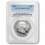 1954 Franklin Half Dollar PR-66 Cameo PCGS