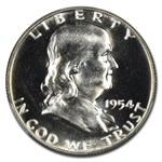 1954 Franklin Half Dollar PR-66 PCGS