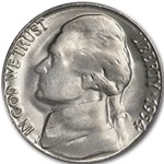 1954 Jefferson Nickel BU