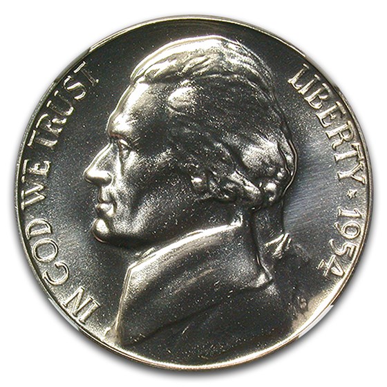 1954 Jefferson Nickel PF-69 NGC
