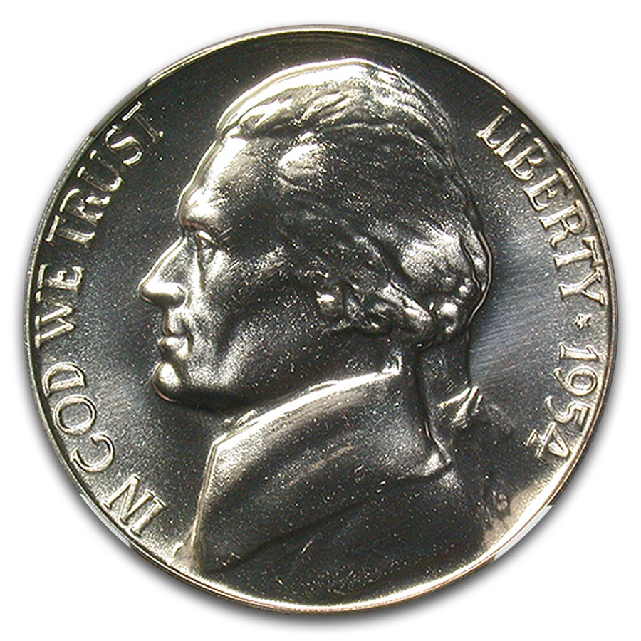 1954 Jefferson Nickel PF-69 NGC