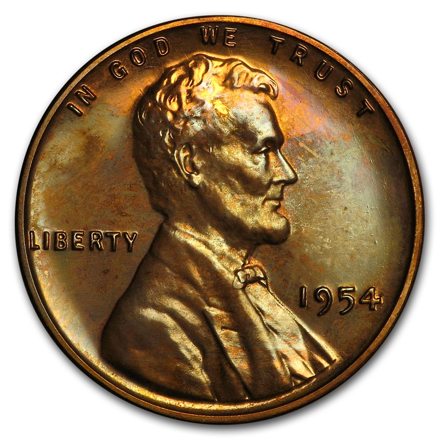 1954 Lincoln Cent Proof (Red)