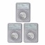 1954-P-D-S Washington-Carver Half Dollar Set MS-64 PCGS (Rattler)