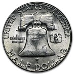 1954-S Franklin Half Dollar BU