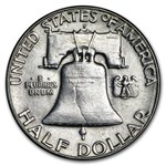 1954-S Franklin Half Dollar Fine/XF