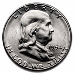 1954-S Franklin Half Dollar MS-63 PCGS (FBL)
