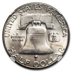1954-S Franklin Half Dollar MS-64 NGC (FBL)