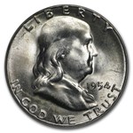 1954-S Franklin Half Dollar MS-64 PCGS