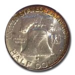 1954-S Franklin Half Dollar MS-65 PCGS (Toned)