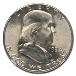 1954-S Franklin Half Dollar MS-66 NGC (FBL)