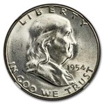 1954-S Franklin Half Dollar MS-66 NGC