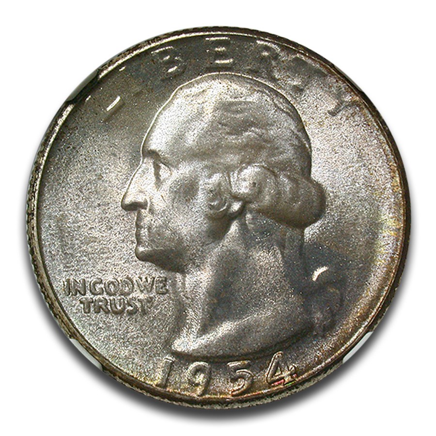 1954-S Washington Quarter MS-67 NGC