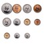 1954 South Africa 11-Coin Gold Proof Set of Elizabeth II