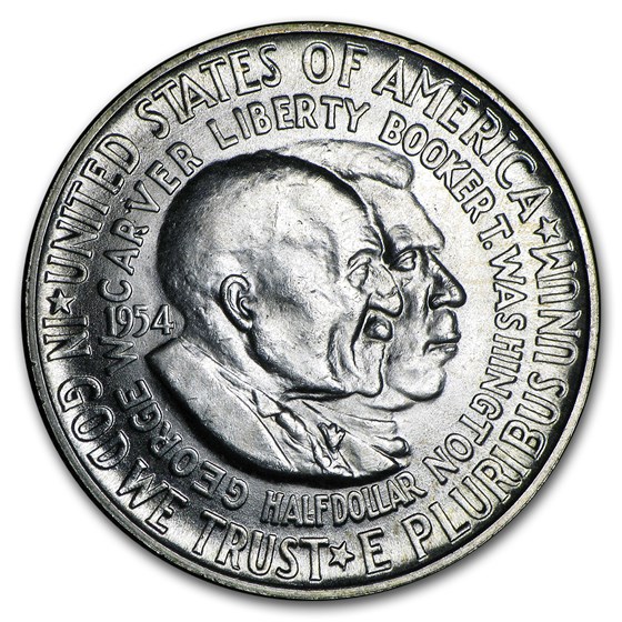 1954 Washington-Carver Half Dollar BU 1954 Washington-Carver Half Dollar BU