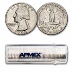 1954 Washington Quarter 40-Coin Roll Avg Circ