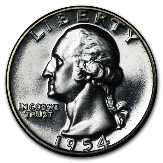 1954 Washington Quarter Gem Proof 1954 Washington Quarter Gem Proof