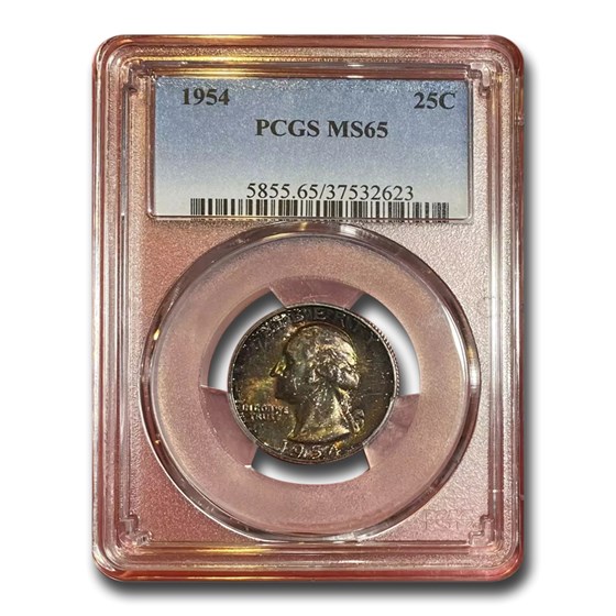 1954 Washington Quarter MS-65 PCGS 1954 Washington Quarter MS-65 PCGS