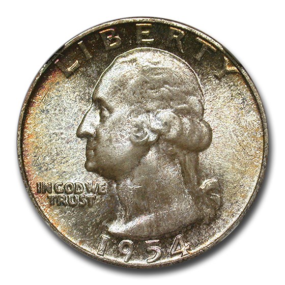 1954 Washington Quarter MS-67 NGC 1954 Washington Quarter MS-67 NGC