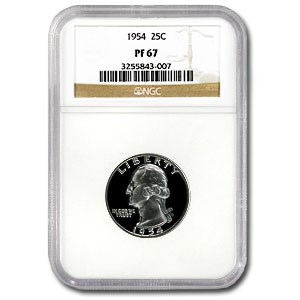 1954 Washington Quarter PF-67 NGC 1954 Washington Quarter PF-67 NGC