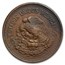 1955-1971 Mexico 20 Centavos Pyramid of the Sun Avg Circ