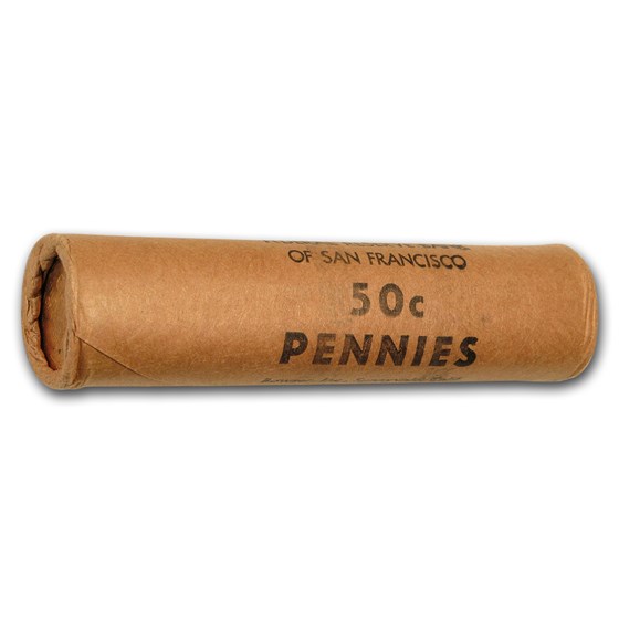 1955-D Lincoln Cent 50-Coin Roll BU 1955-D Lincoln Cent 50-Coin Roll BU