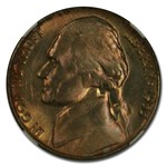 1955-D/S Jefferson Nickel MS-66+ NGC