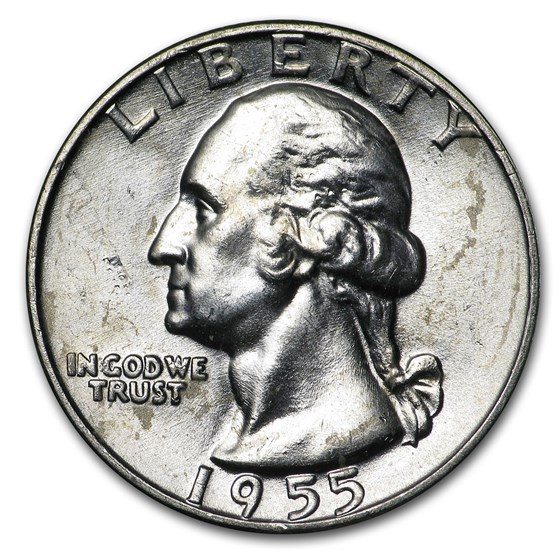 1955-D Washington Quarter BU 1955-D Washington Quarter BU